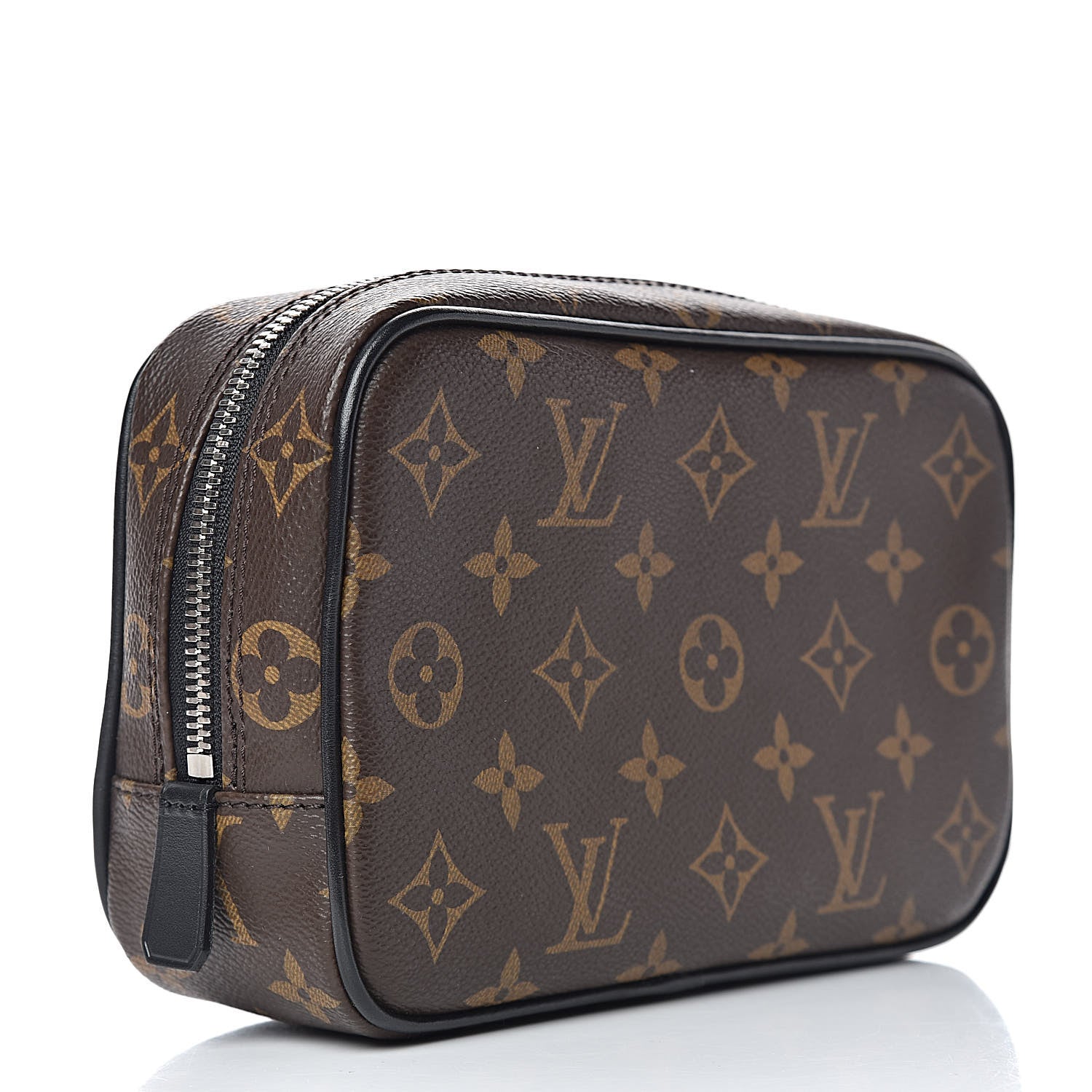 Louis Vuitton Monogram Macassar Toilet Pouch PM 3 of 7