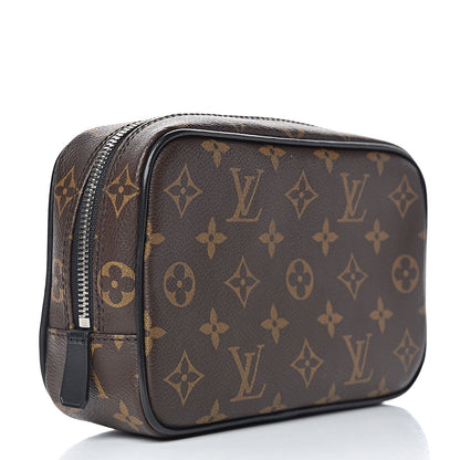 Louis Vuitton Monogram Macassar Toilet Pouch PM 3 of 7