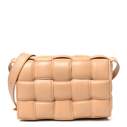 Bottega Veneta Nappa Maxi Intreccio Padded Cassette Crossbody Bag Almond 1 of 11