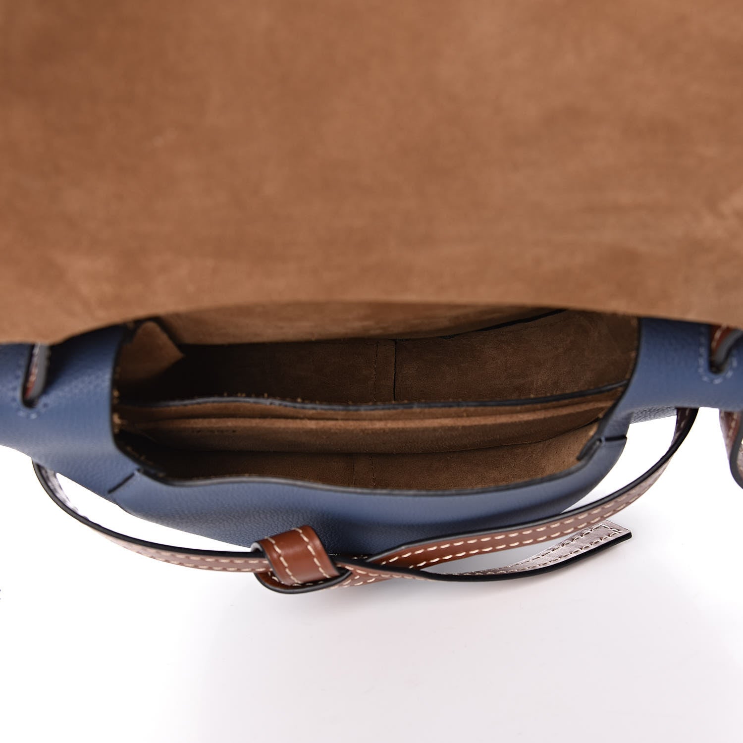 Loewe Grained Calfskin Small Gate Crossbody Bag Varsity Pecan 5 of 14