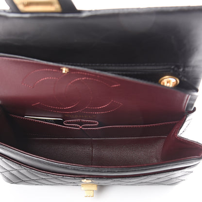 Chanel Aged Calfskin Quilted 2.55 Reissue 226 Flap Black 4 of 9