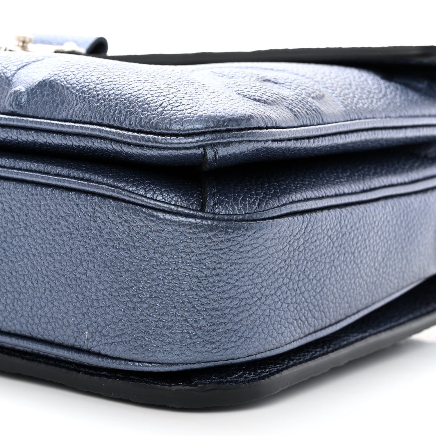 Louis Vuitton Metallic Empreinte Monogram Giant Pochette Metis Navy Nacre 9 of 14