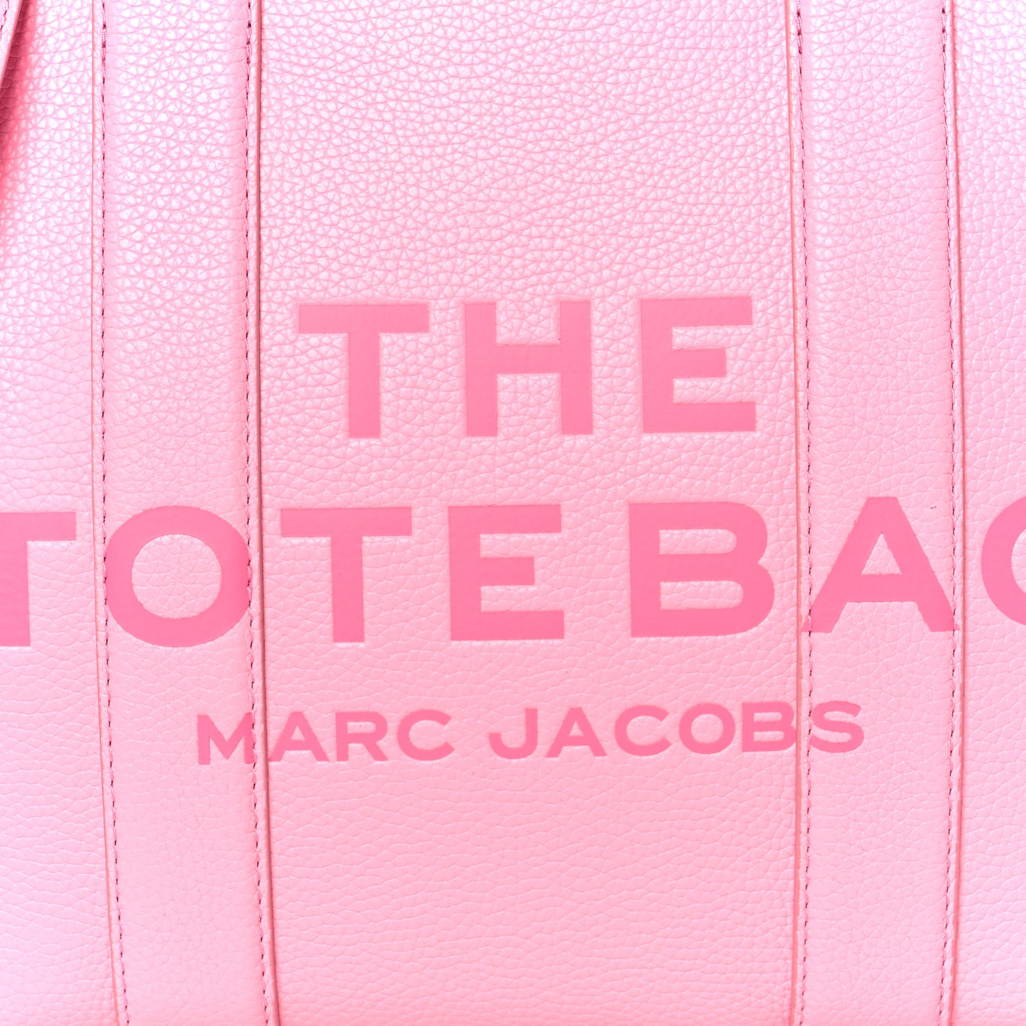 Grained Calfskin Medium The Tote Bag Fluro Candy Pink