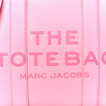 Marc Jacobs Grained Calfskin Medium The Tote Bag Fluro Candy Pink 9 of 11