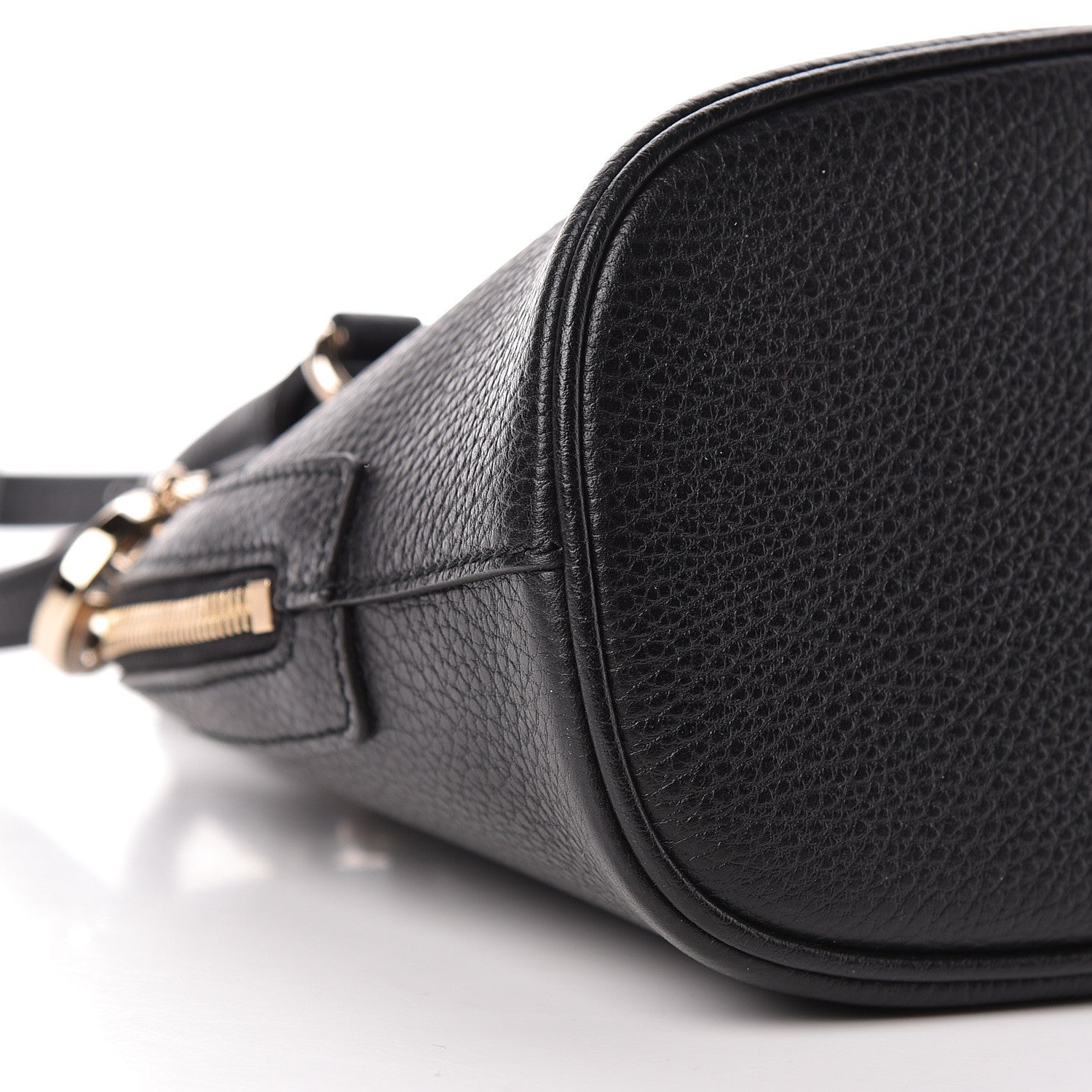 Gucci Dollar Calfskin Small GG Charm Dome Bag Black 9 of 10