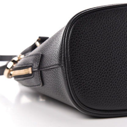 Gucci Dollar Calfskin Small GG Charm Dome Bag Black 9 of 10