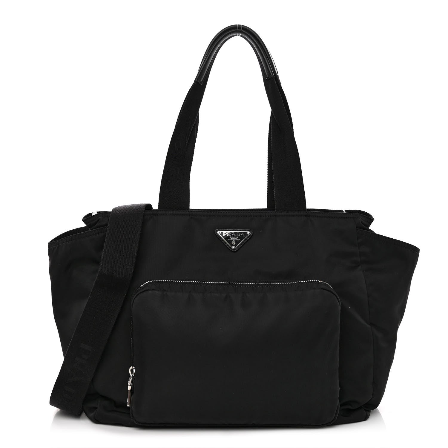 Prada Tessuto Nylon Diaper Bag Black 1 of 9