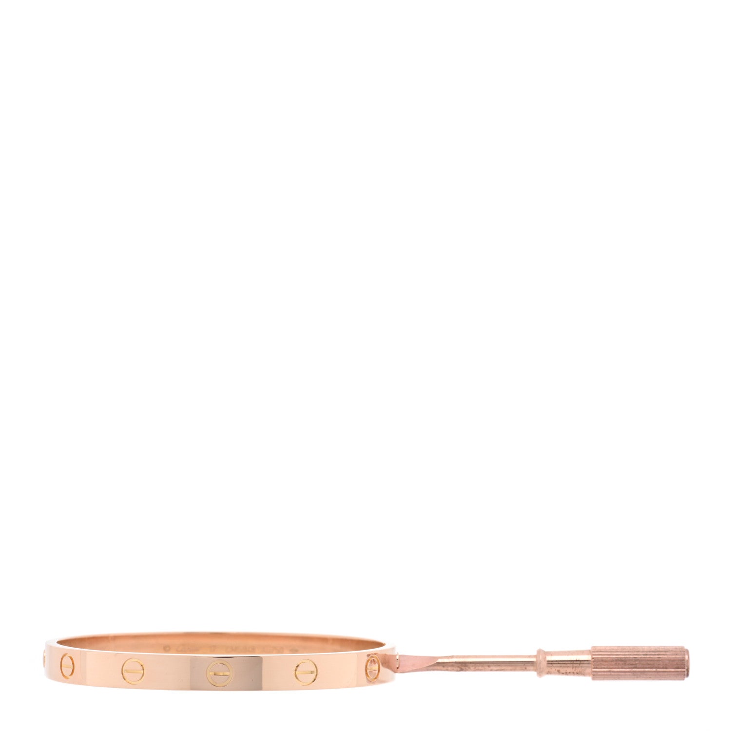Cartier 18K Pink Gold LOVE Bracelet 17 4 of 7