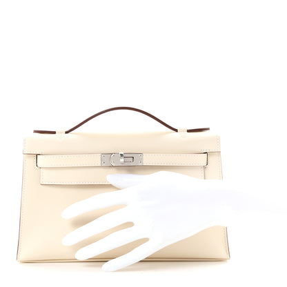 Hermes Swift Kelly Pochette Clutch Nata 2 of 10