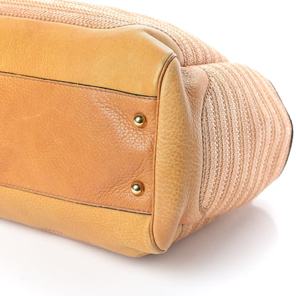 Gucci Straw Large New Pelham Shoulder Bag Tan 15 of 15