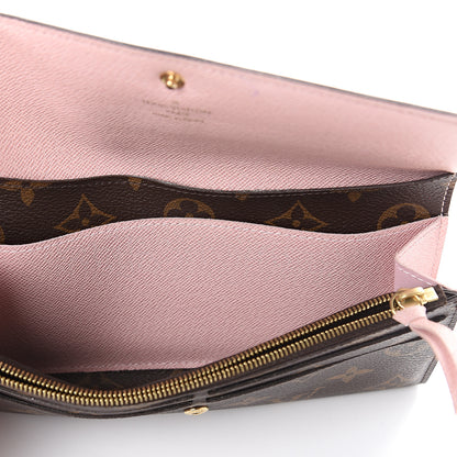 Louis Vuitton Monogram Emilie Wallet Rose Ballerine 4 of 5