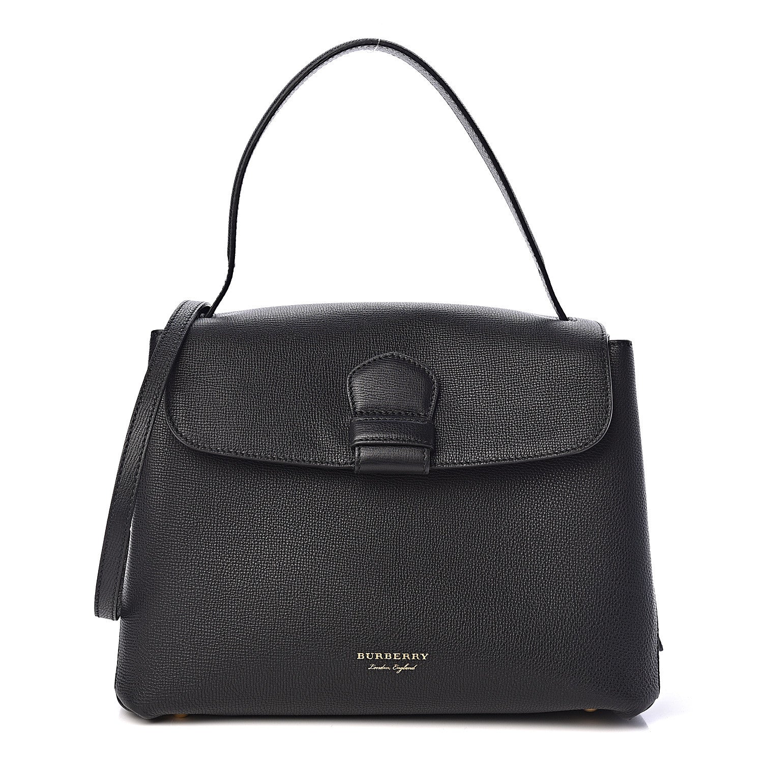 Burberry Derby Calfskin House Check Medium Camberley Black 1 of 10