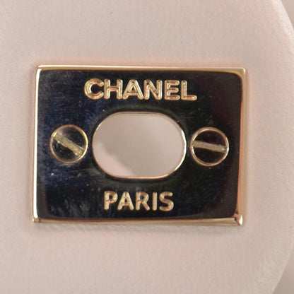 Chanel Lambskin Quilted Clutch Flap Pink 9 of 9