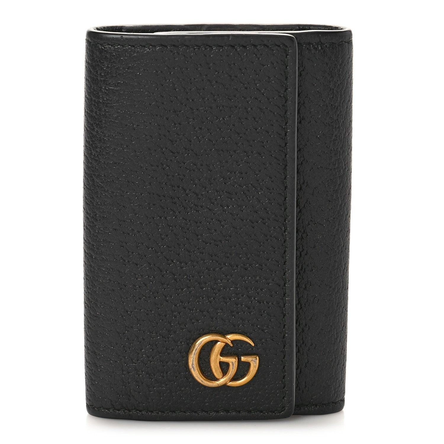 Gucci Calfskin GG Marmont 6 Key Holder Black 1 of 9