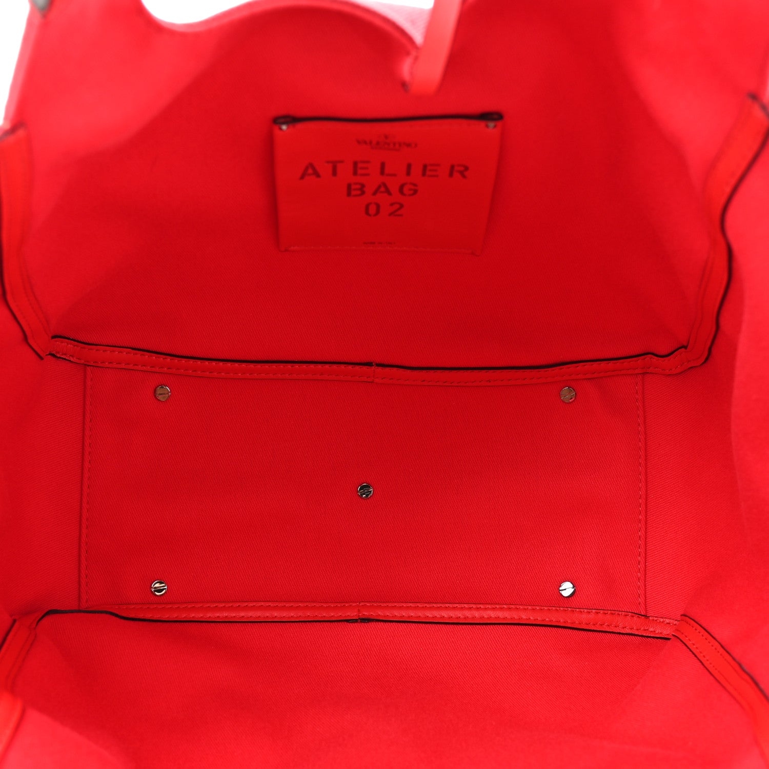 Valentino Garavani Canvas Atelier 02 Bow Edition Small Tote Bag Red 6 of 11