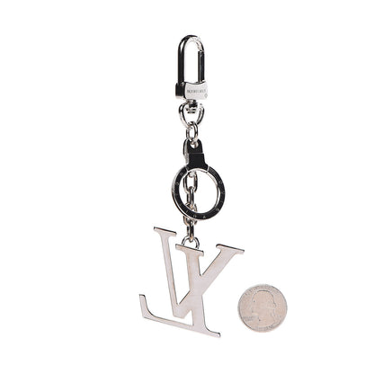 Louis Vuitton LV Facettes Bag Charm Key Holder Silver 2 of 3