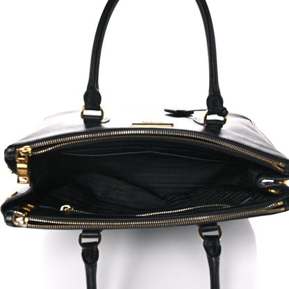 Prada Saffiano Medium Galleria Double Zip Tote Black 5 of 10