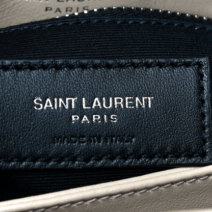Saint Laurent Calfskin Y Quilted Monogram Toy Loulou Crossbody Bag Nude Powder 6 of 15