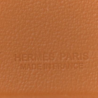 Hermes Swift Stitched Cheval MagSafe Card Holder Gold 6 of 7
