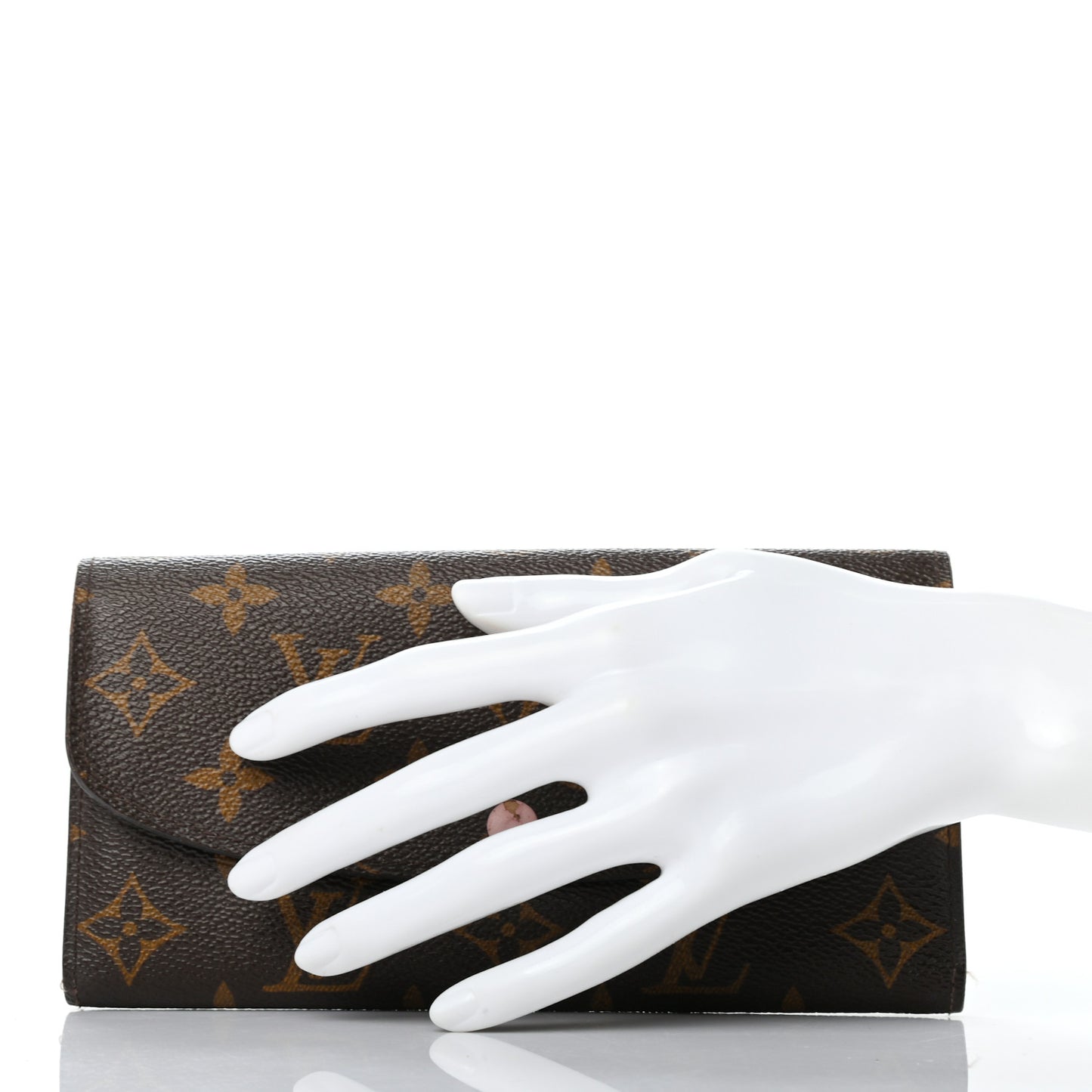 Monogram Emilie Wallet Rose Ballerine