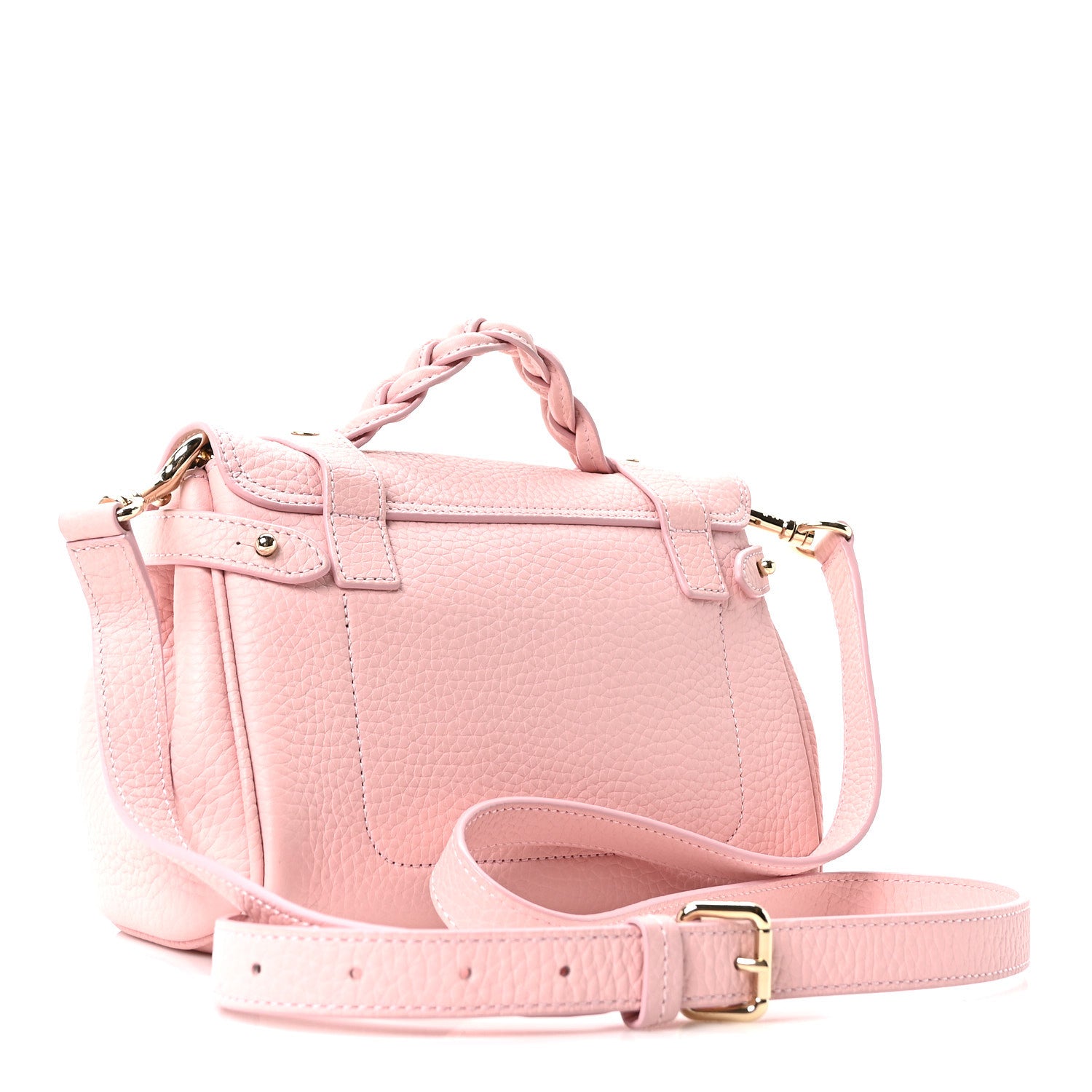 Mulberry Heavy Grain Mini Alexa Powder Rose 3 of 10