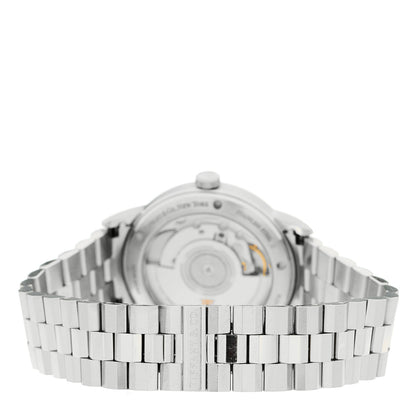Tiffany Stainless Steel 34mm CT60 3-Hand Automatic Watch Grey 3 of 5