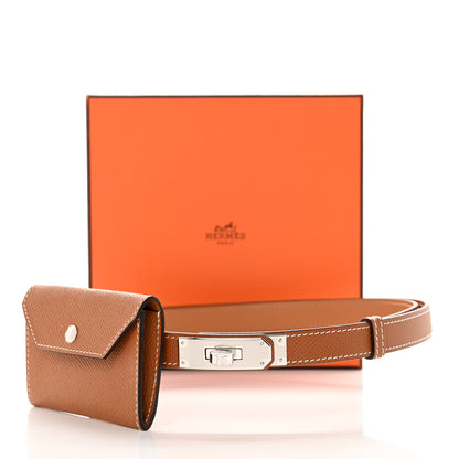 Hermes Epsom Kelly Pocket Belt Gold 4 of 4