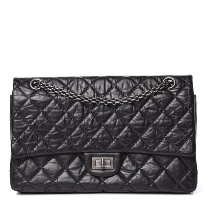 Chanel Aged Calfskin Quilted 2.55 Reissue 226 Flap Black 1 of 11