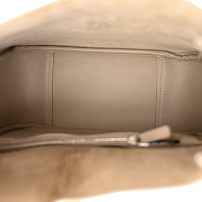 Saint Laurent Smooth Calfskin Small Le 5 A 7 Soft Hobo Sea Salt 5 of 12