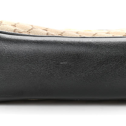 Gucci Monogram Matelasse Diagonal Small GG Marmont Chain Shoulder Bag Beige Black 11 of 13