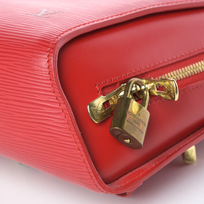 Louis Vuitton Epi Mabillon Backpack Castillan Red 8 of 8