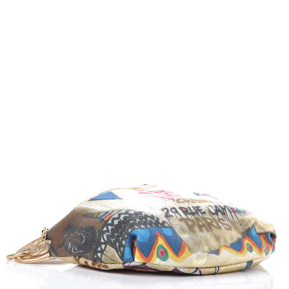 Chanel Graffiti Printed Canvas Street Spirit Waist Belt Bag Multicolor 4 of 10