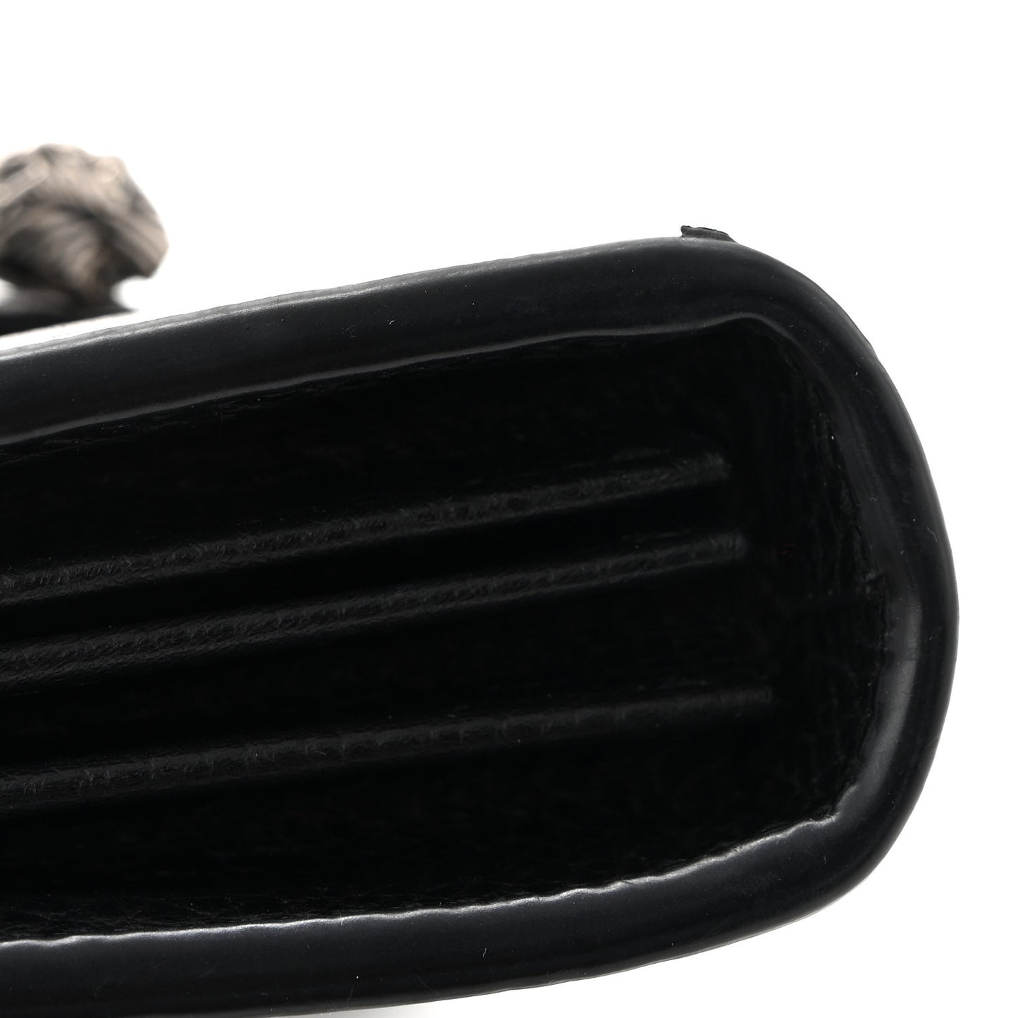 Calfskin Mini Dionysus Chain Wallet Black Black