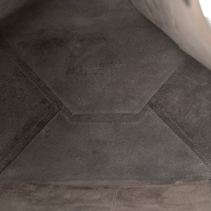 Celine Soft Grained Calfskin Small Belt Cabas Phantom Medium Grey 5 of 16