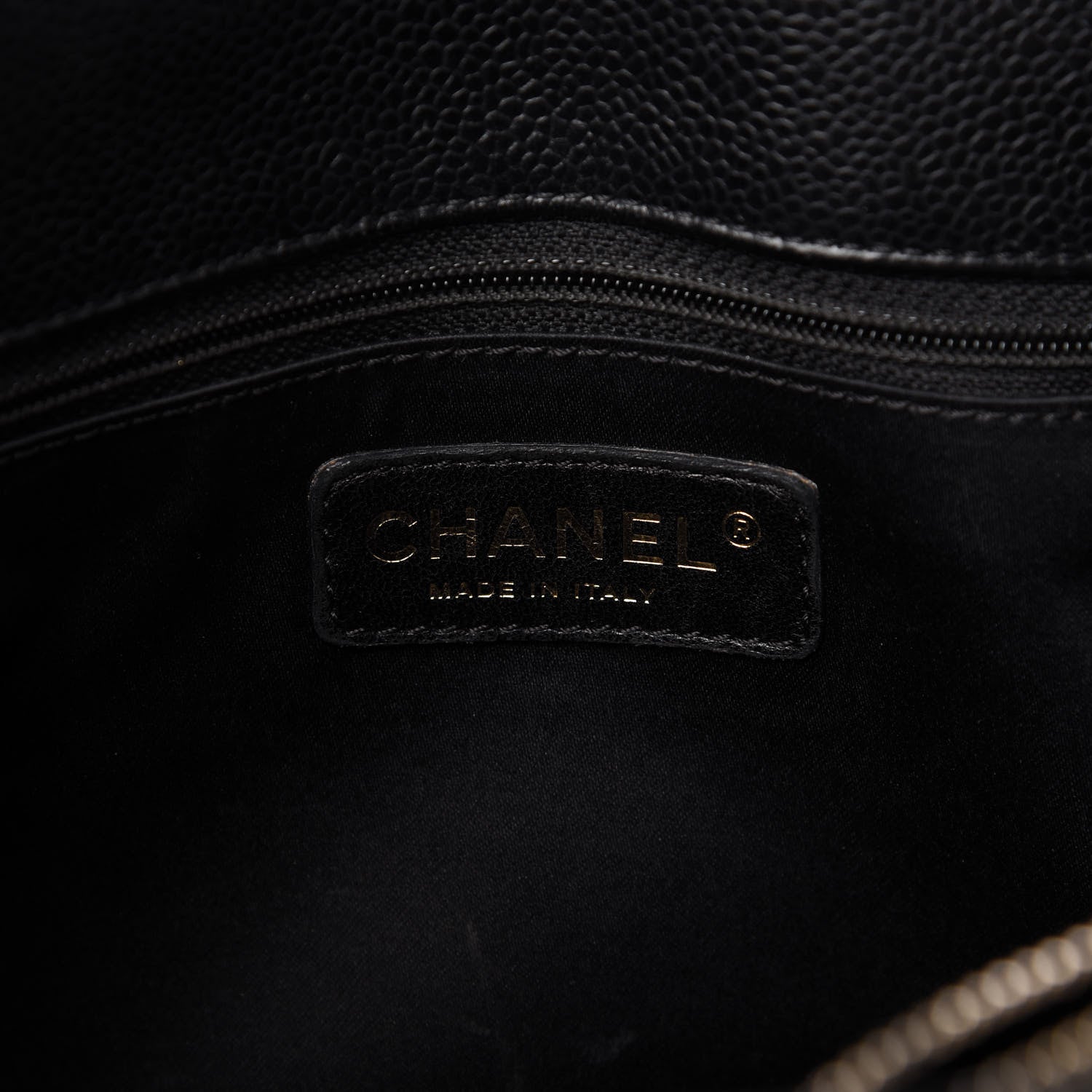 Chanel Caviar Quilted Grand Shopping Tote GST Black 8 of 10