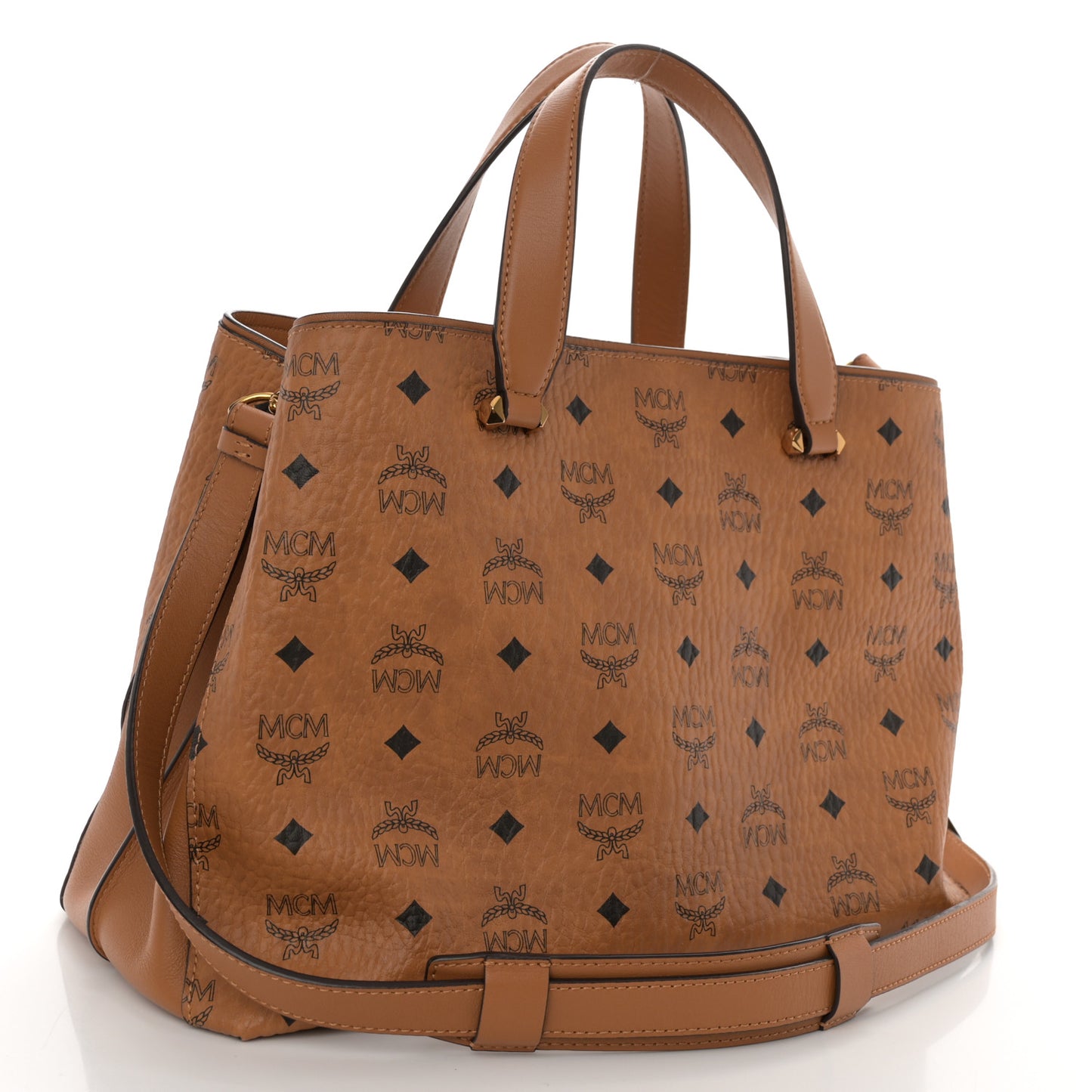 Visetos Large Essential Tote Cognac