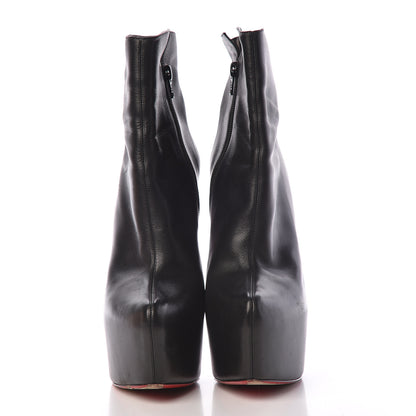 Christian Louboutin Calfskin Daf Booty 160 Ankle Boots 40 Black 2 of 13