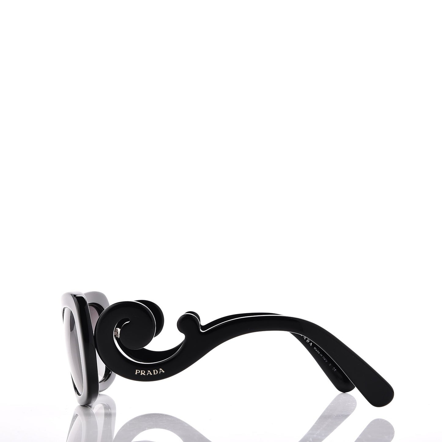 Acetate Baroque Sunglasses SPR 27O Black