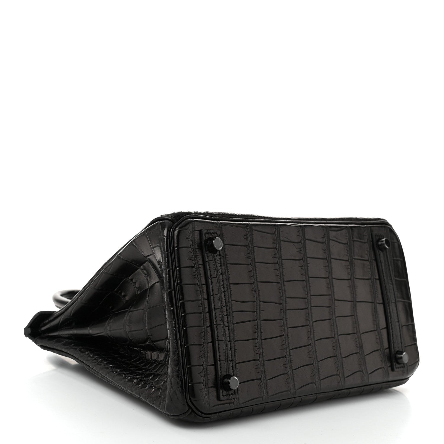 Hermes Matte Alligator Birkin 30 So Black 4 of 11