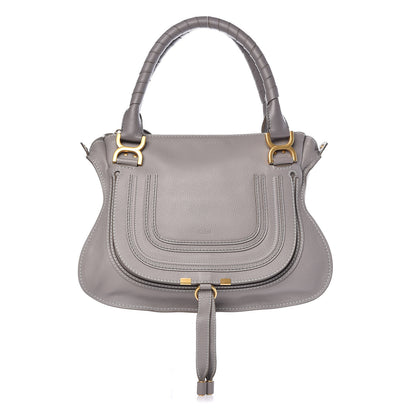 Chloe Calfskin Medium Marcie Satchel Cashmere Grey 1 of 13