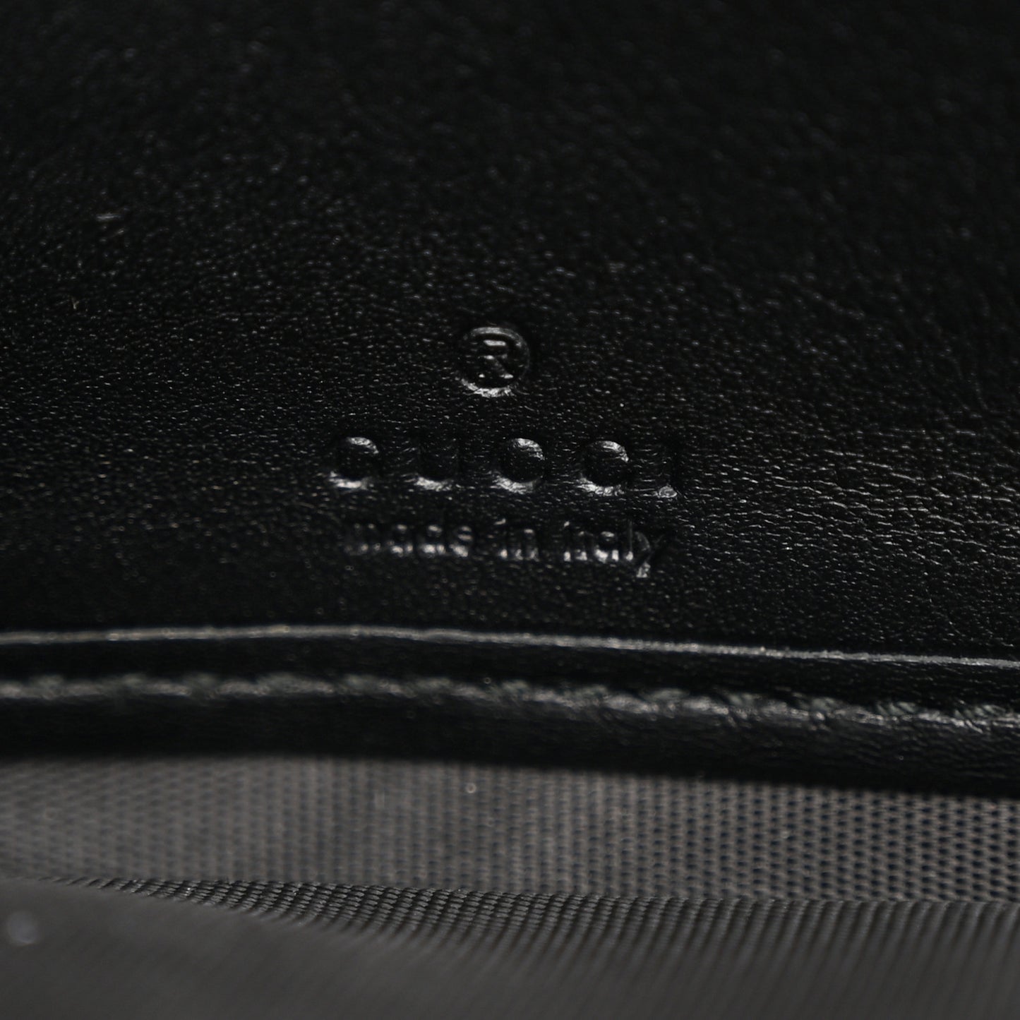 Calfskin Matelasse GG Marmont Zip Around Wallet Black