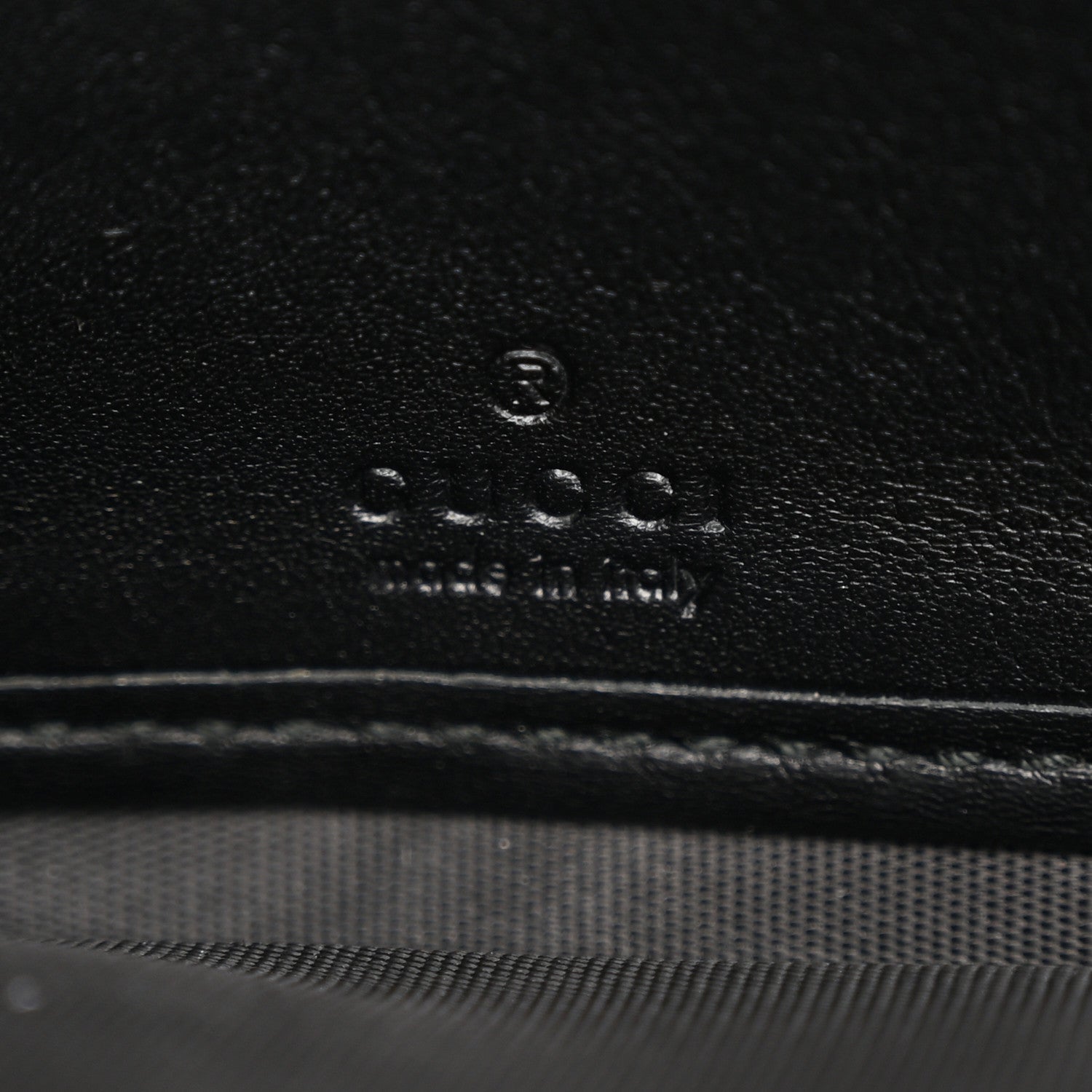 Gucci Calfskin Matelasse GG Marmont Zip Around Wallet Black 6 of 15