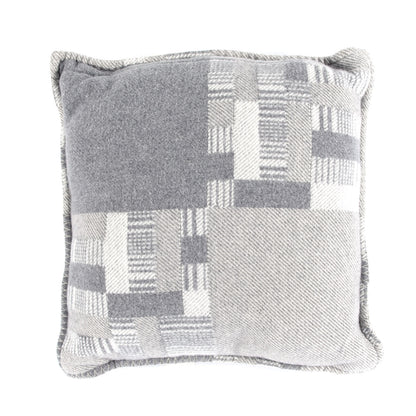Hermes Wool Cashmere Avalon Paper Block Pillow Gris Acier 1 of 3