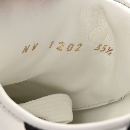 Louis Vuitton LV X YK Calfskin Printed Infinity Dots Time Out Sneakers 35.5 White 9 of 9