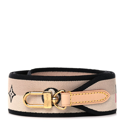 Louis Vuitton Jacquard Speedy Bandouliere 20 Shoulder Strap Black 1 of 3