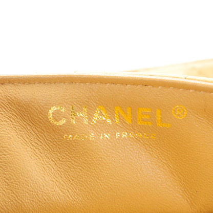 Chanel Lambskin Quilted East West Flap Beige 6 of 8
