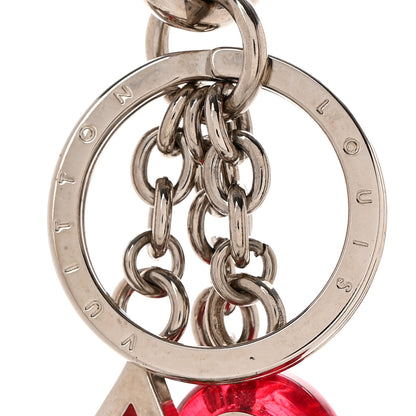 Louis Vuitton Colorline Bag Charm Key Holder Pink Glitter 3 of 5