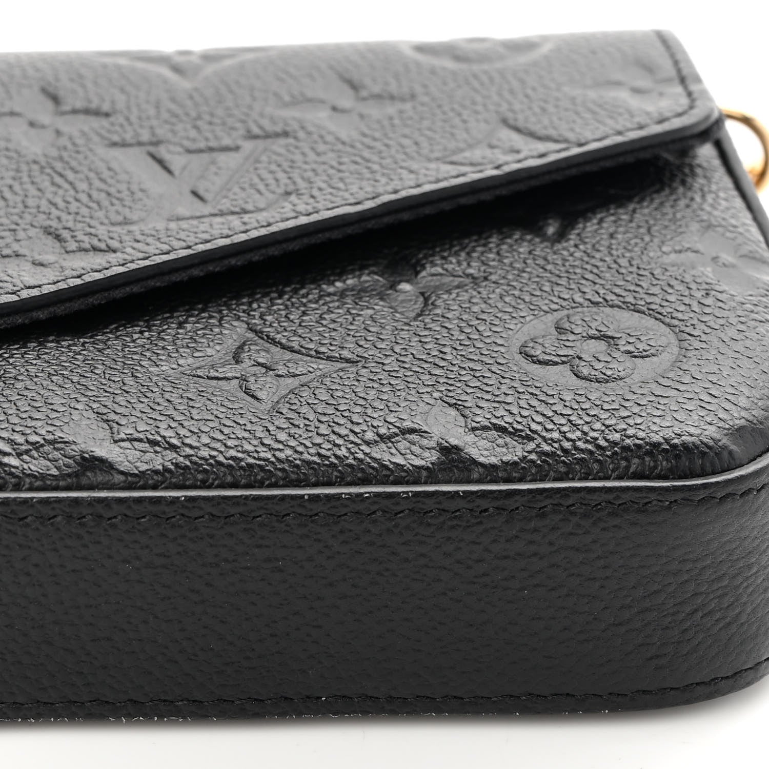 Louis Vuitton Empreinte Pochette Felicie Chain Wallet Black 11 of 13
