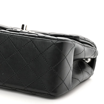 Chanel Lambskin Quilted Mini Square Flap Black 10 of 11