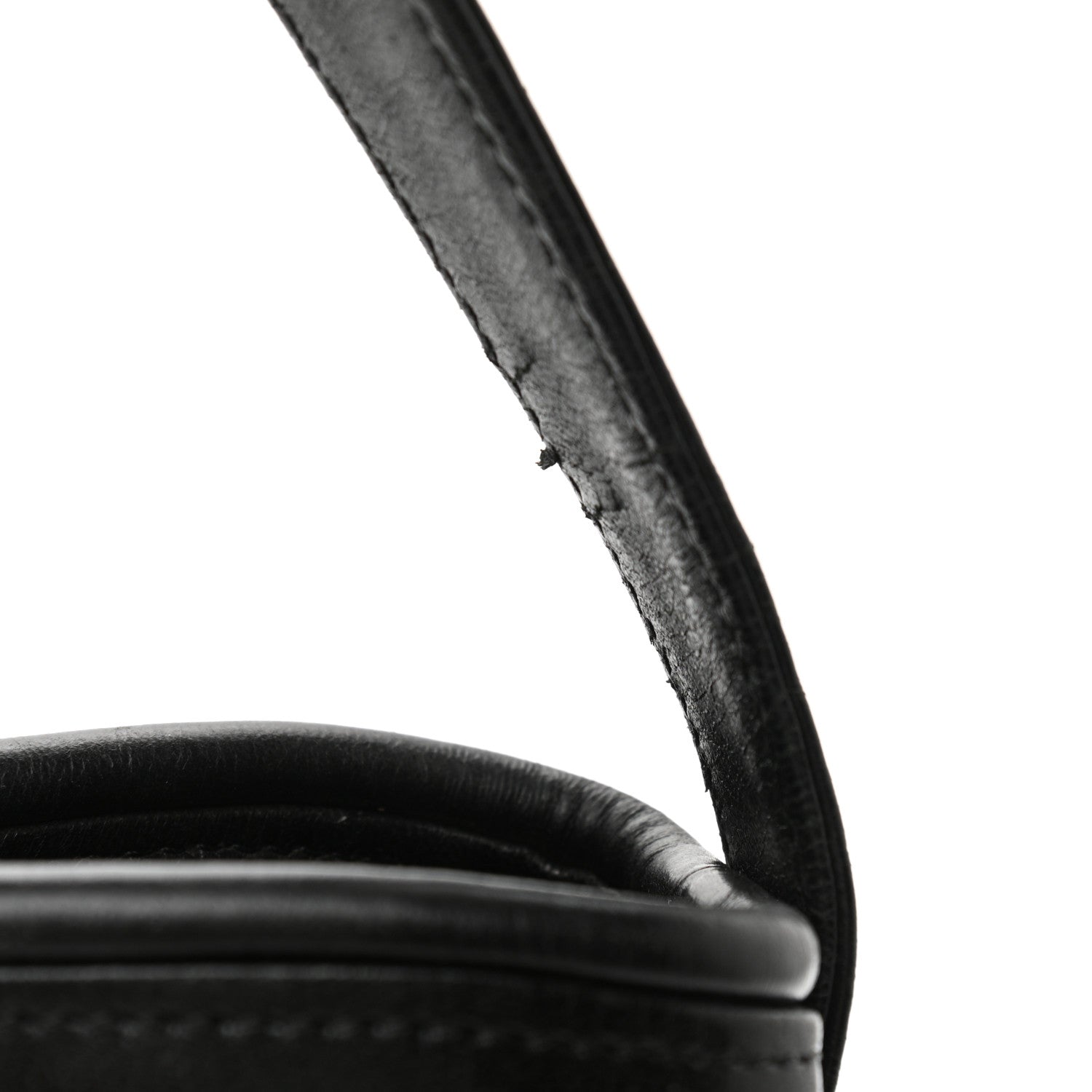 Chanel Calfskin Quilted Shoulder Bag Black 10 of 10